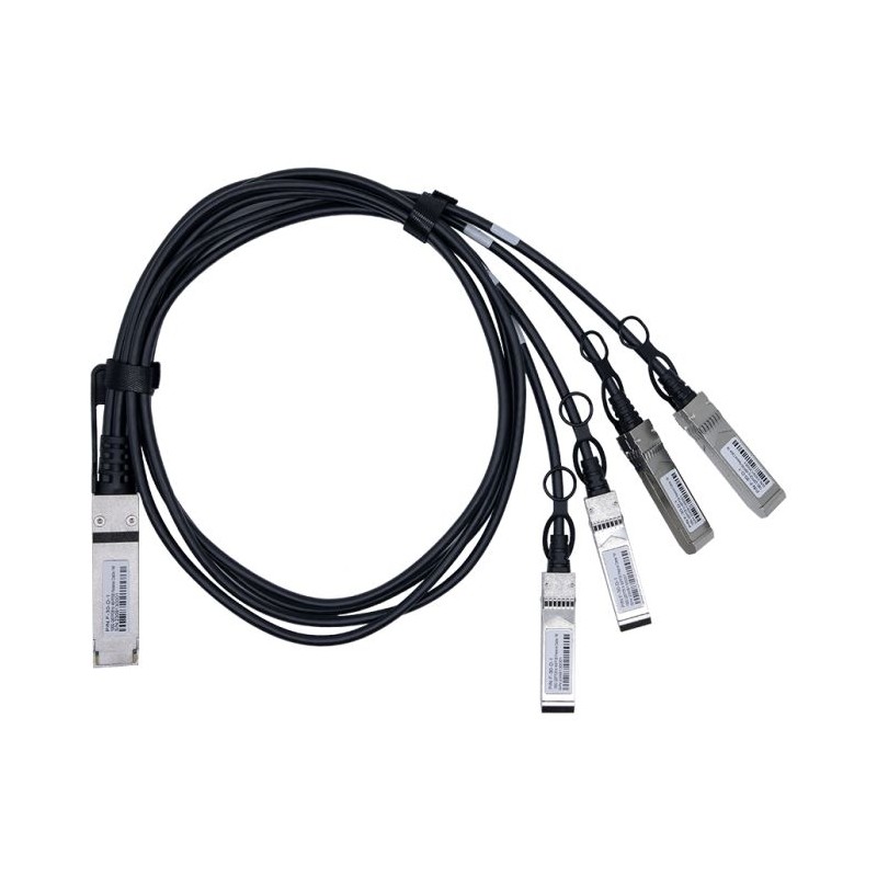 Linkbasic Breakout Cable 1M 1 QSFP28 to 4 SFP28 Uplink Cable