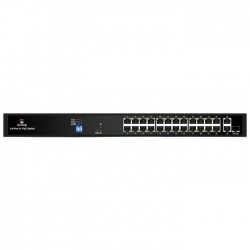 Scoop 24 Port Fast Ethernet AI PoE 250W 2 Gigabit 1SFP Switch