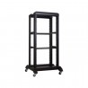 Linkbasic 22U 600 Deep Open Rack & 2 Shelves