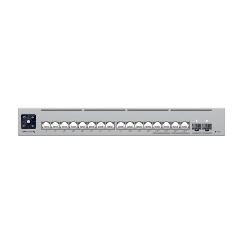 Ubiquiti UniFi Pro Max Switch 16 with 12 PoE 4x 2.5Gbps PoE++ 180W | USW-Pro-Max-16-PoE