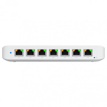 Ubiquiti UniFi Switch Ultra 8 Port Gigabit 1PoE Input 7 PoE Out 202W | USW-Ultra-210W