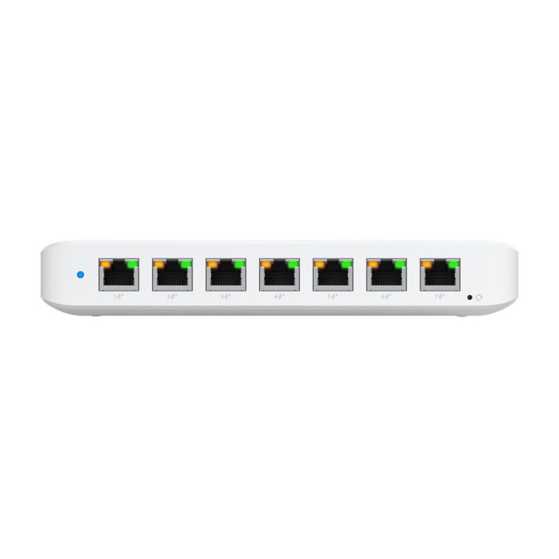 Ubiquiti UniFi Switch Ultra 8 Port Gigabit 1PoE Input 7 PoE Out 52W | USW-Ultra-60W