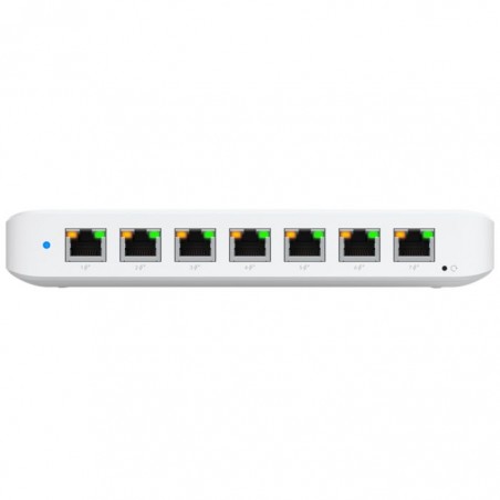 Ubiquiti UniFi Switch Ultra 8 Port Gigabit 1PoE Input 7 PoE Out 52W | USW-Ultra-60W