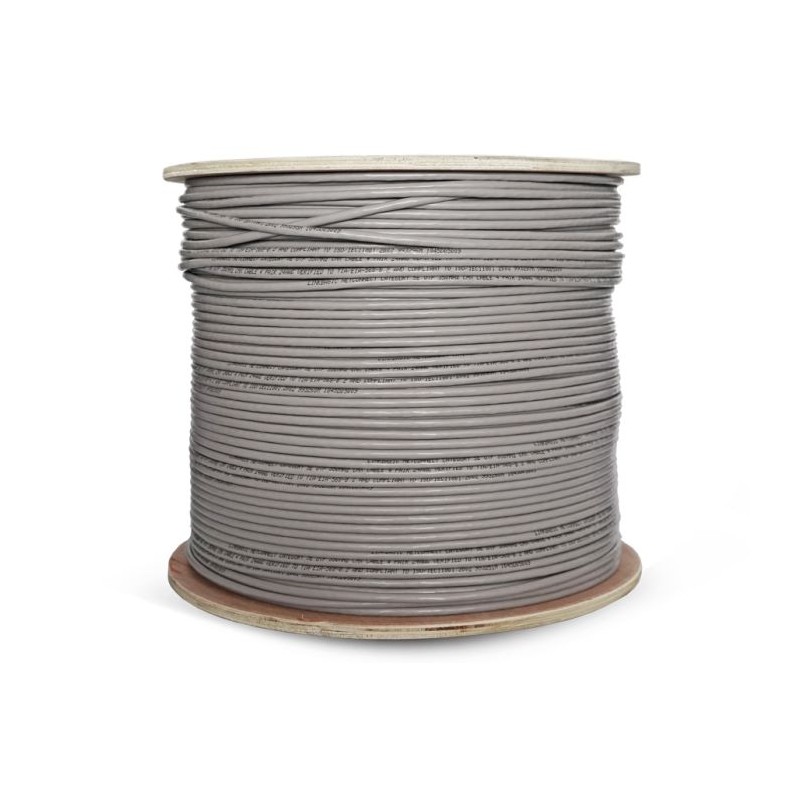 Linkbasic 500M Drum Cat5e Solid Grey UTP Cable