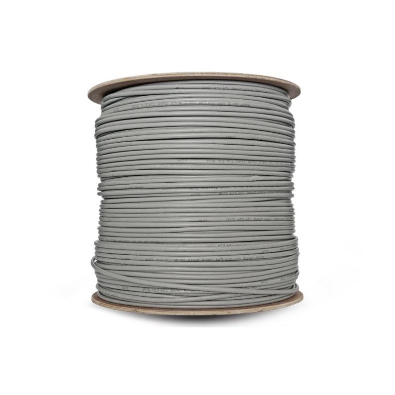 Scoop 500m Drum Cat5e CCA Grey UTP Cable