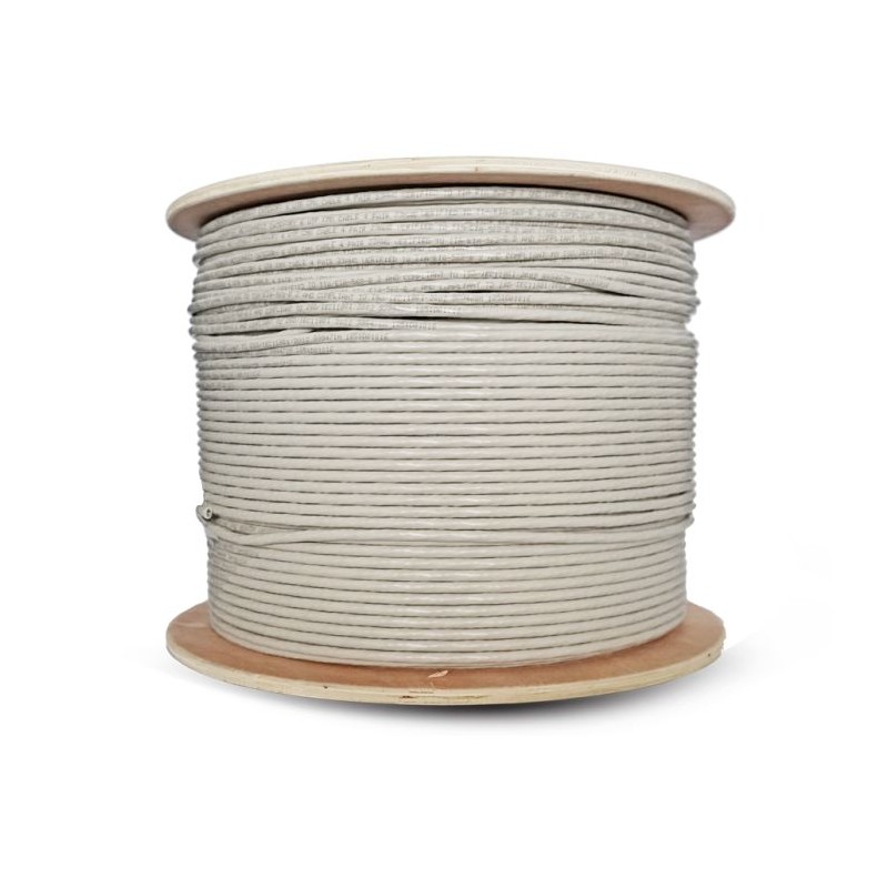 Linkbasic 500M Drum Cat6 Solid Grey UTP Cable