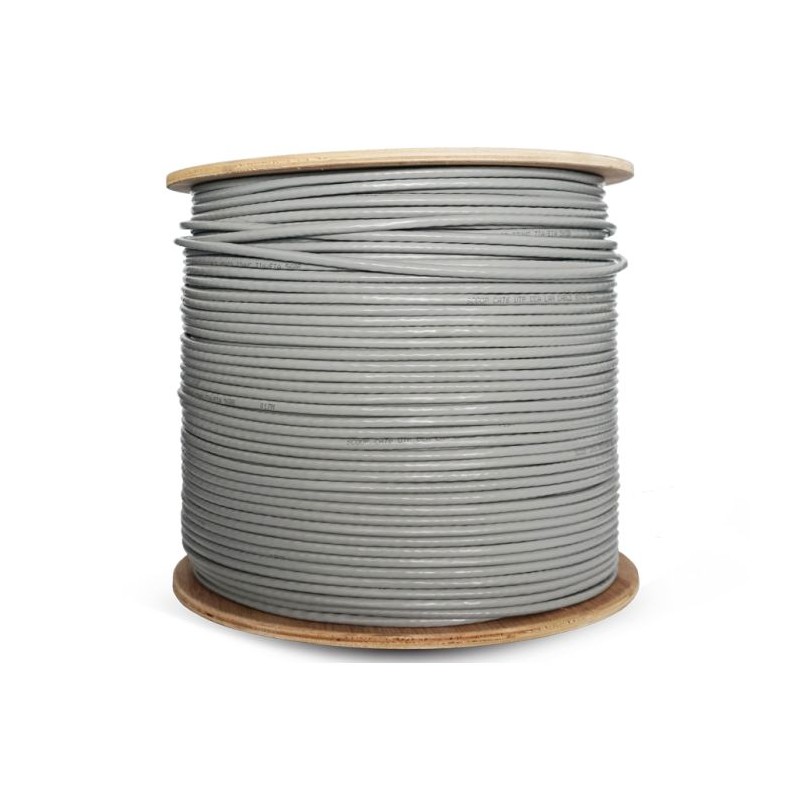 Scoop 500m Drum Cat6 CCA Grey UTP Cable