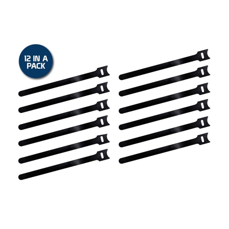 Linkbasic Reusable Cable Tie 200x12mm 12 Pack